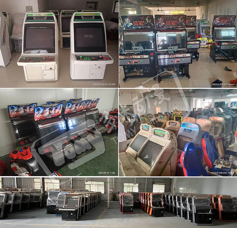 Tekken Cabinet Fighting Games Tomy Arcade workshop process