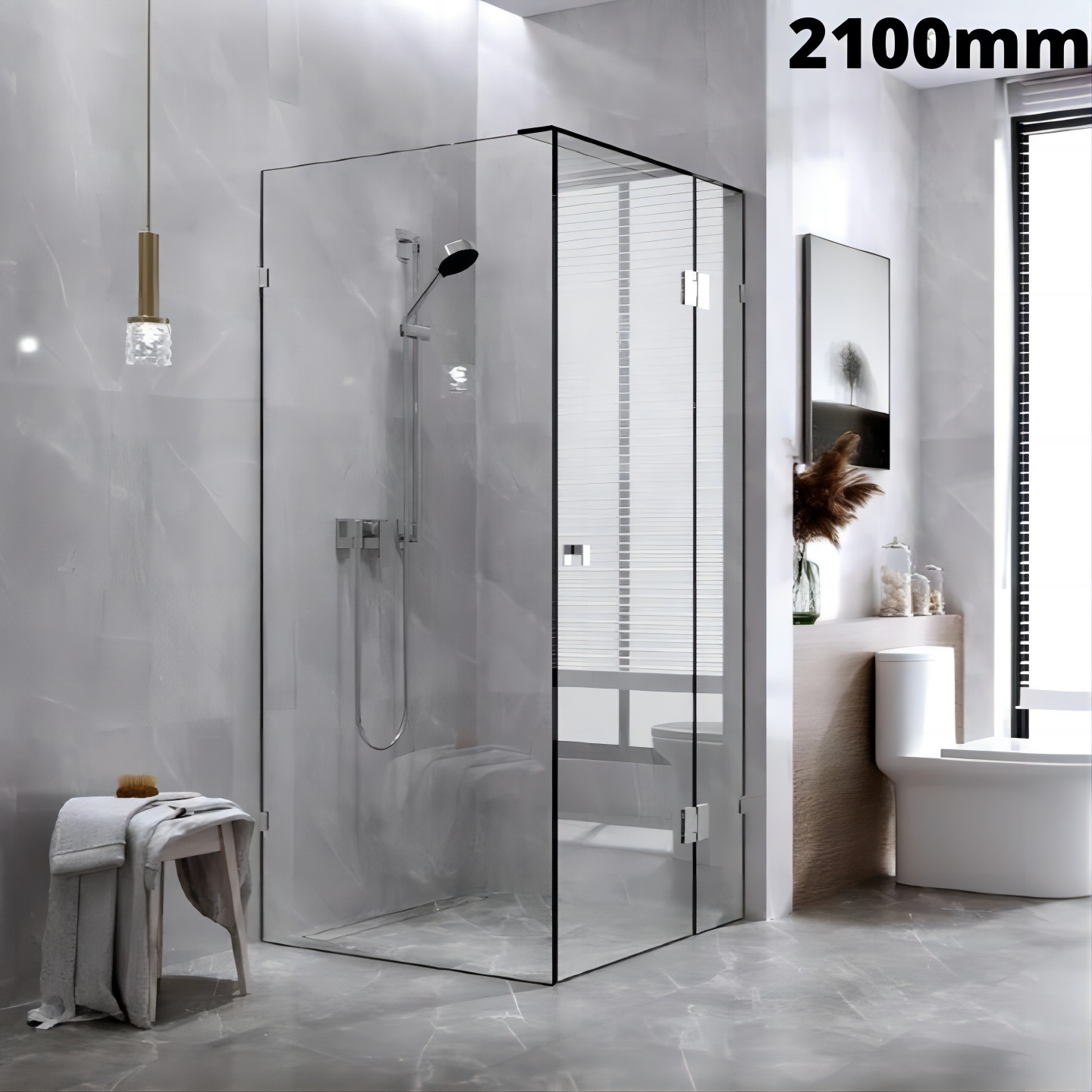 Melbourne 10mm Glass Shower Screen - Free Delivery in Melbourne Metro