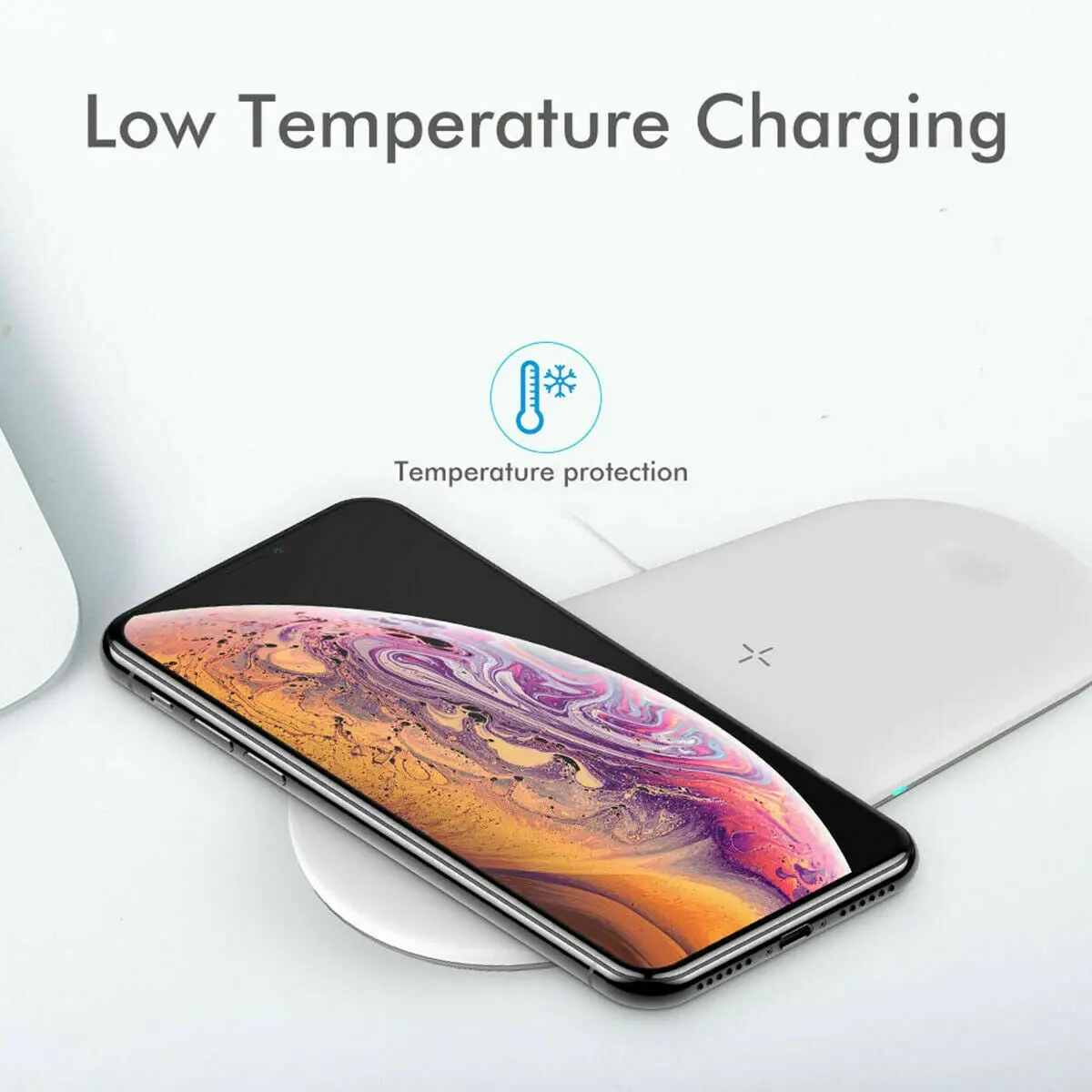 Wireless Charger Pad Ultra Thin 3-in-1 QI Charging Station Dock for Apple Watch / iPhone/ AirPods