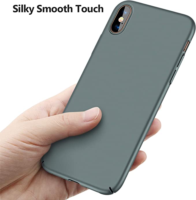 iPhone XS Max XR Case Ultra Thin Fit Slim Hard Shockproof Cover For Apple