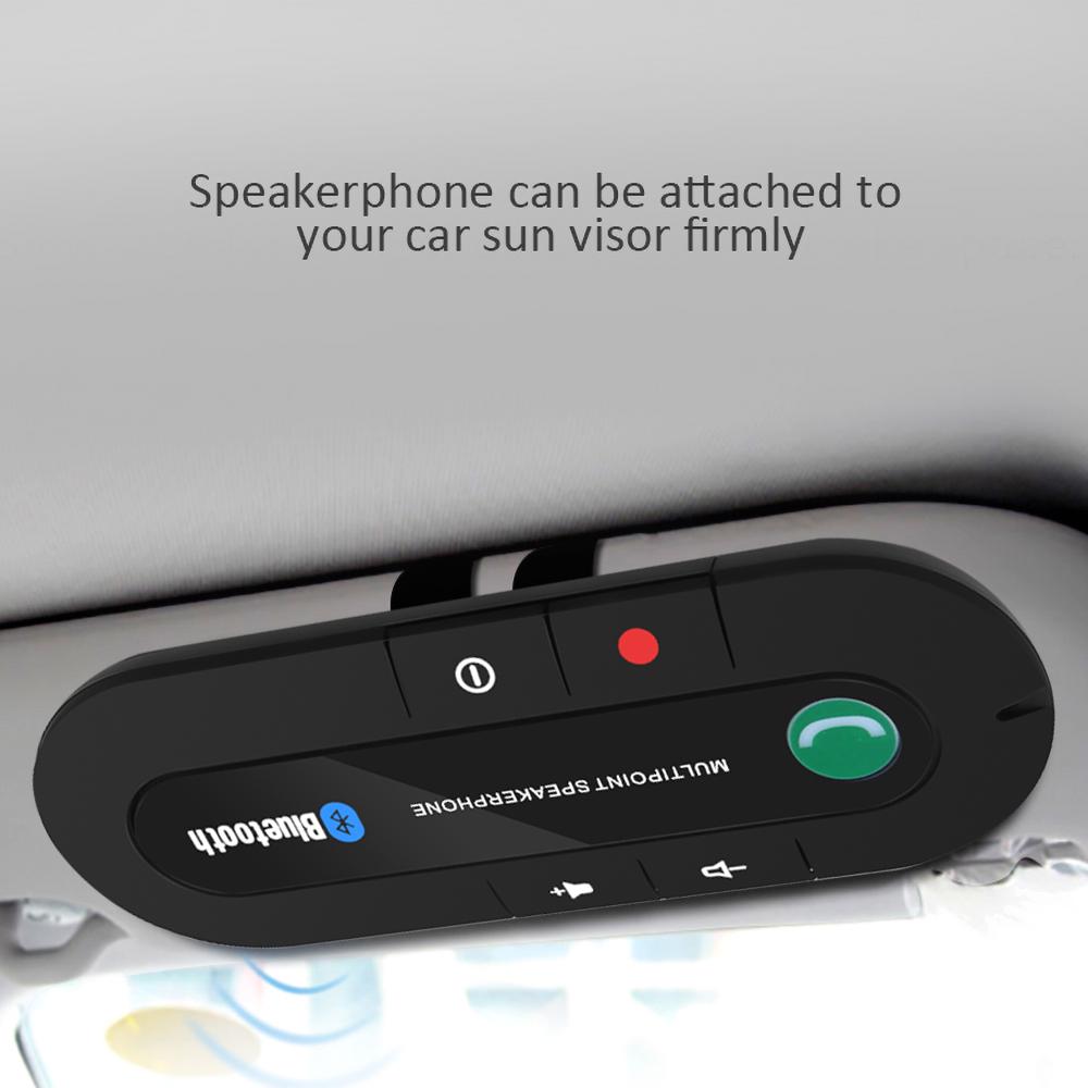 Bluetooth Handsfree Car Kit Charger Wireless Audio Receiver Speakerphone for iPhone