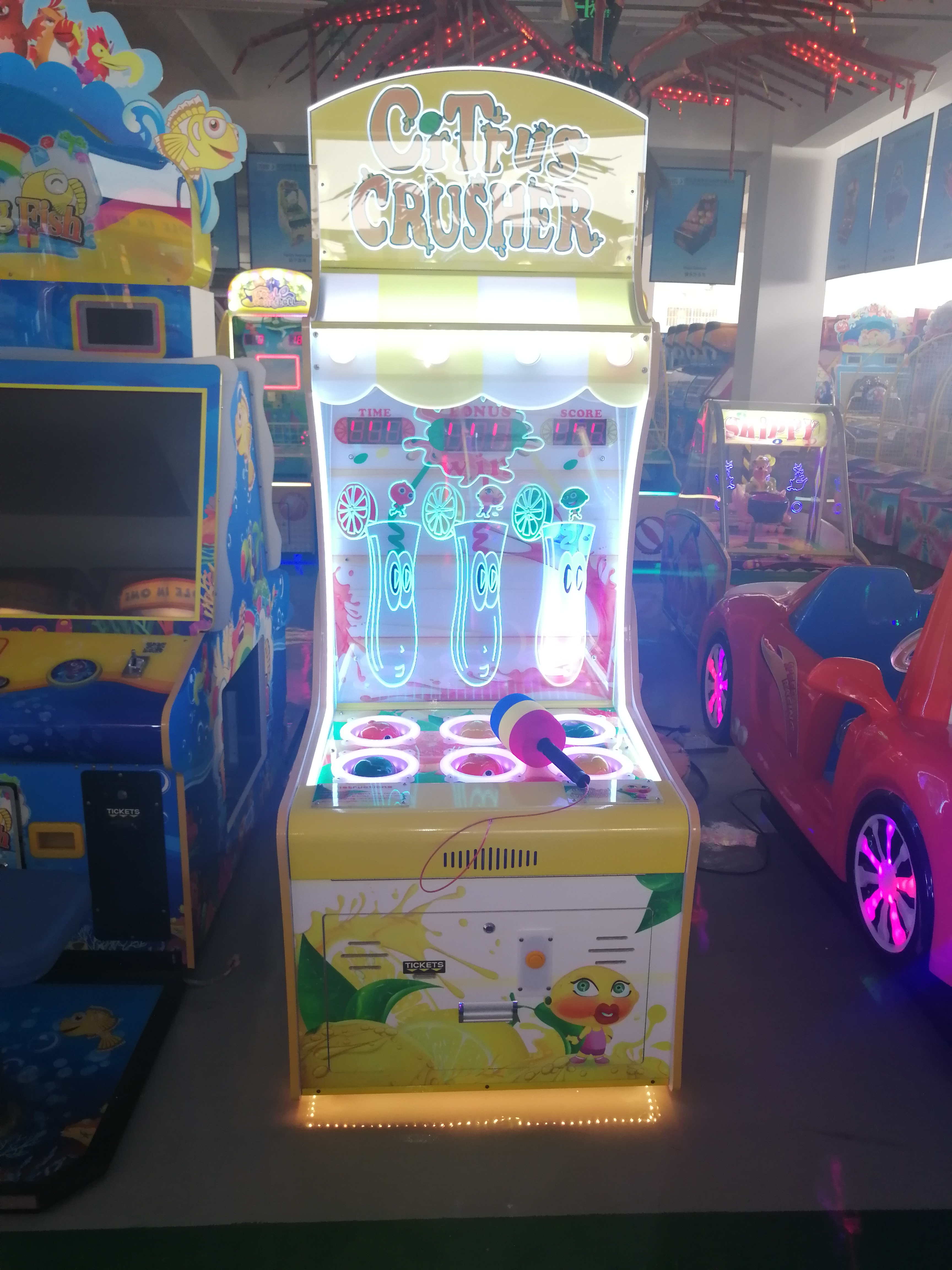 Citrus-Crushe-Lottery-Redemption-game-machine -Tomy-Arcade-workshop-process