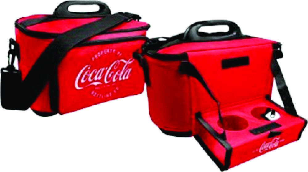 Coca Cola Cooler Bag with Tray