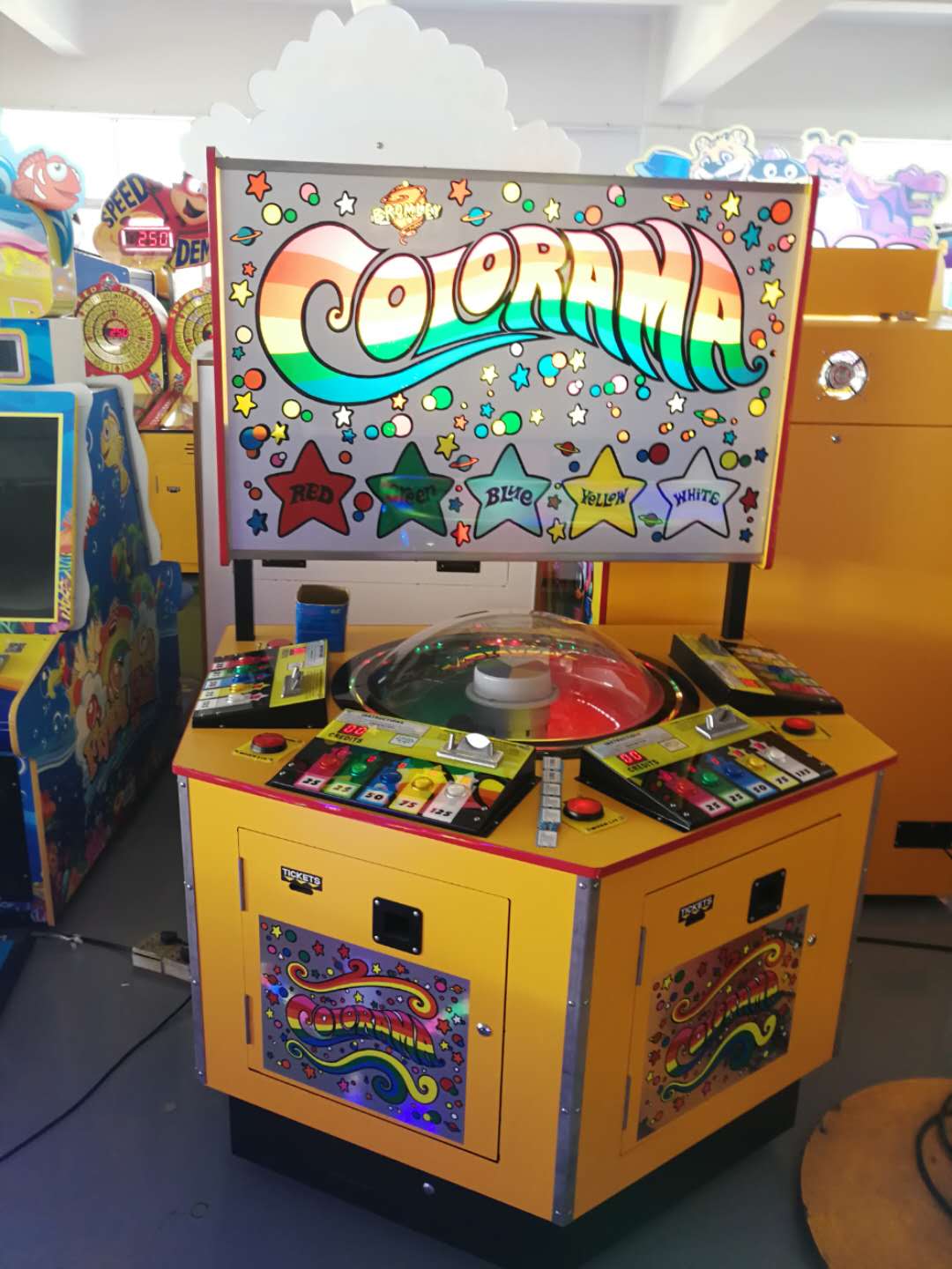 Colorama-Lottery-Redemption-game-machine-Tomy-Arcade-workshop-process