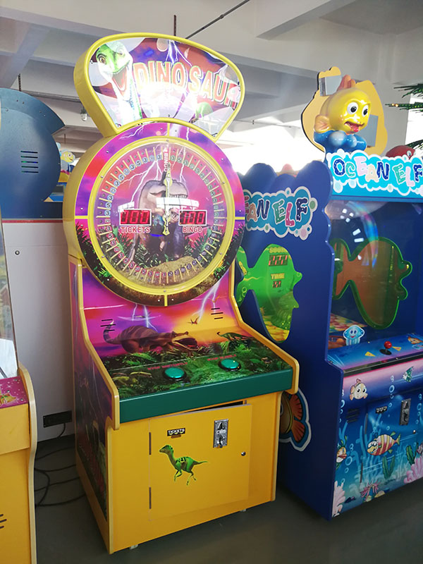 Dino-Saur-Lottery-Redemption-game-machine-Amusement-Coin-Operated-Ticket-Redemption-Electronic-games-Tomy-Arcade-workshop-process