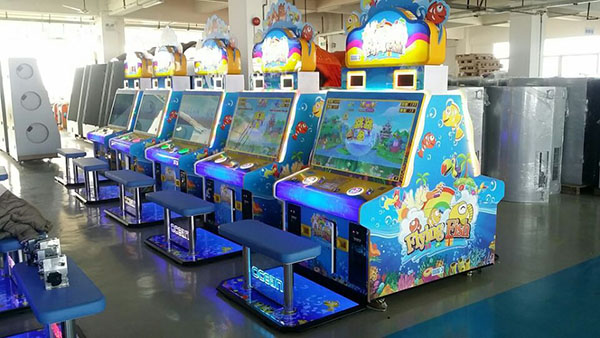 Flying-Fish-Lottery-Redemption-game-machine-Amusement-Coin-Operated-Ticket-Redemption-Video-Arcade-games-for-4 Players-Tomy-Arcade-workshop-process