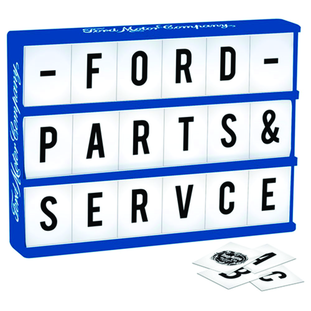Ford Light Up Box With 86 Letters and Characters