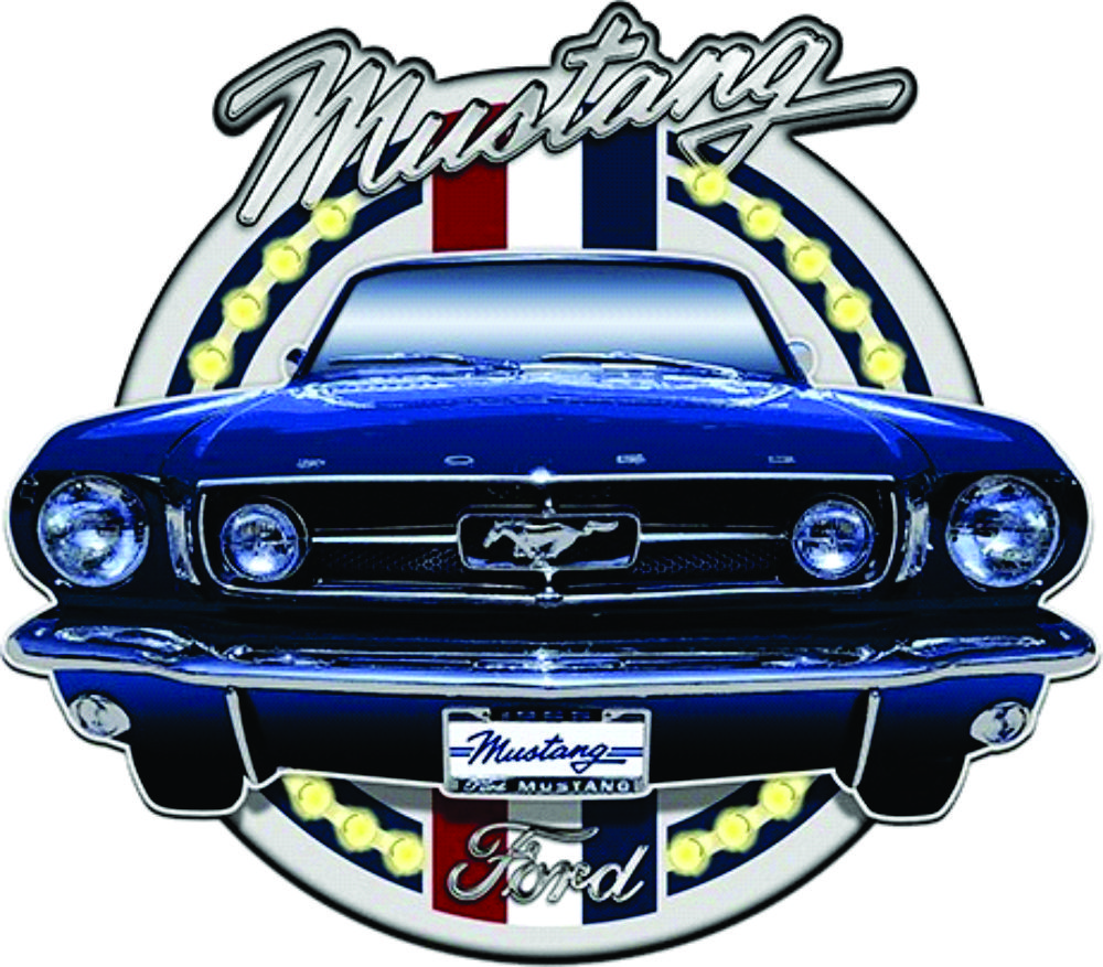 Ford Mustang Light Up Sign