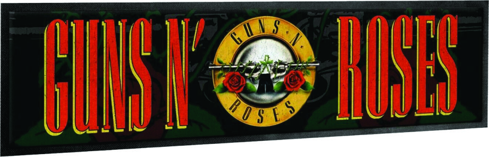 Guns and Roses Classic Band Bar Runner Mat