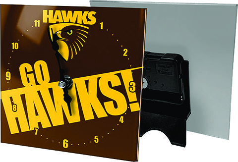 Hawthorn Hawks AFL Mini Glass Desk