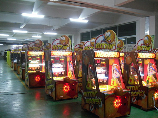 Hittin-hoops-Lottery-Redemption-game-machine-Amusement-Coin-Operated-Ticket-Redemption-Electronic-games-for-kids-Tomy Arcade- workshop-process
