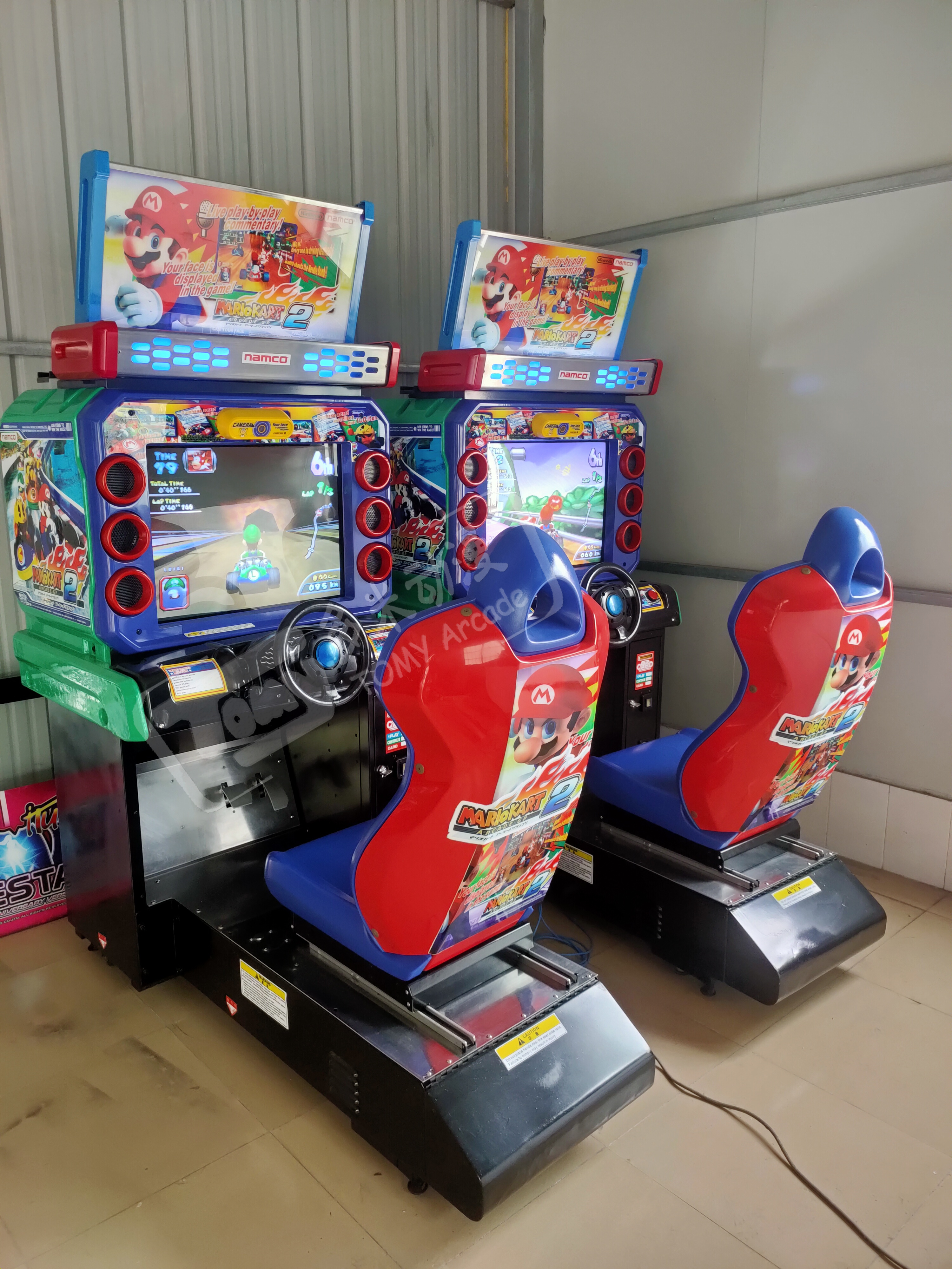 Mario kart gp2 arcade driving mario kart for sale-tomy arcade