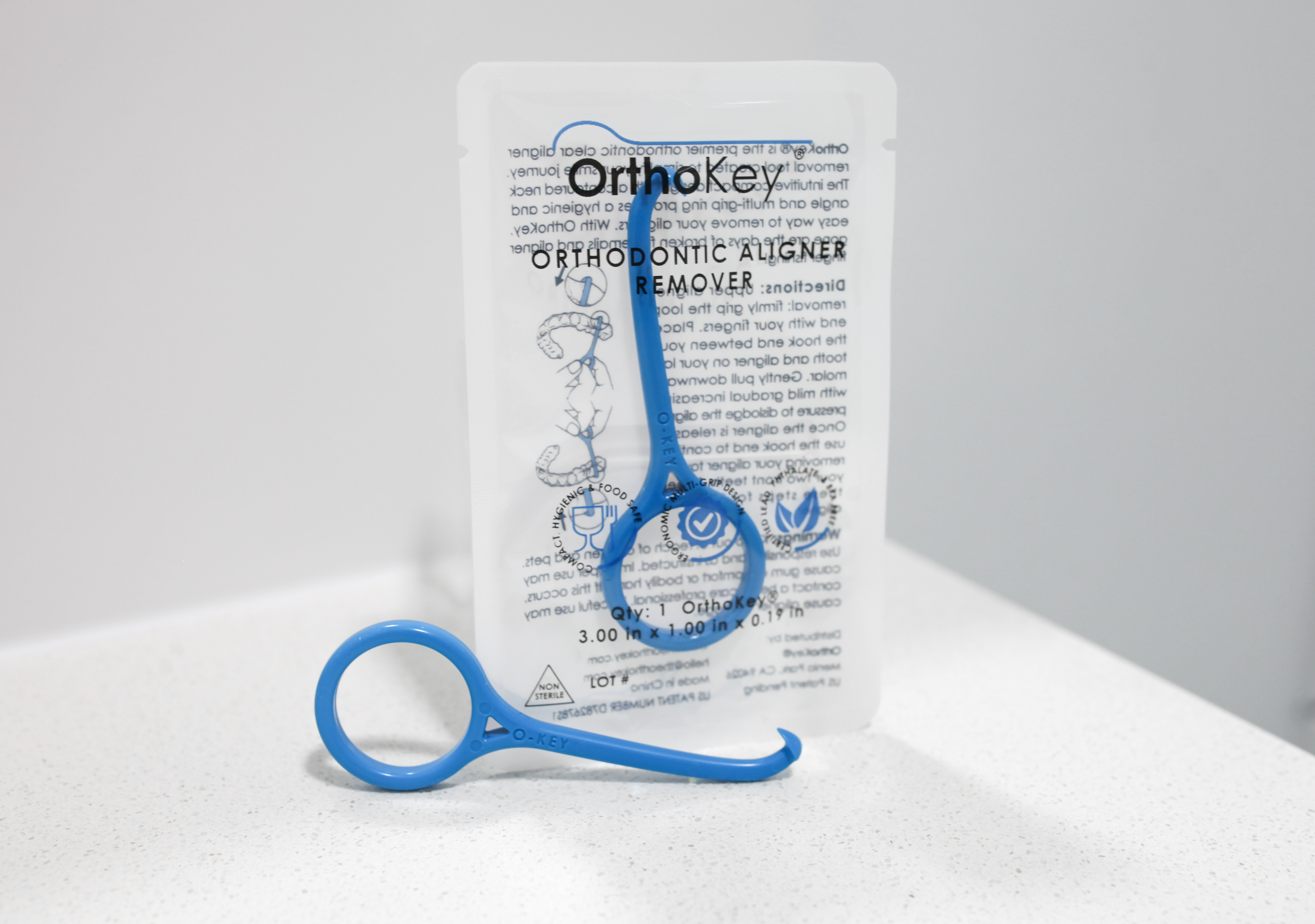 OrthoKey Removal Tool for Aligners and Invisalign
