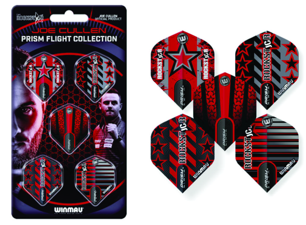 Joe Cullen Prism Flight Collection Set of Five Dart Flights Collections