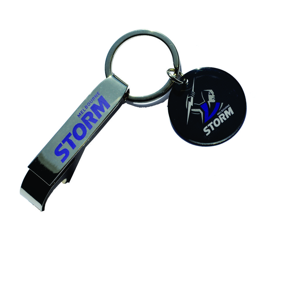 Melbourne Storm NRL Bottle Opener Keyring