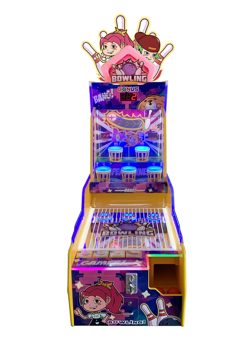 New-Bowling-Big-Dunk-single-FEC-Coin-operated-Lottery-Carnival-game-machine-Tomy-Arcade