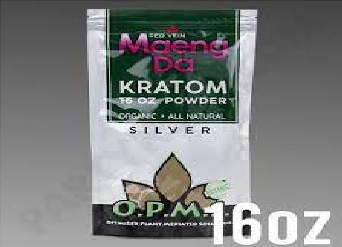 OPMS Silver Red Vein Maeng Da 16oz Powder
