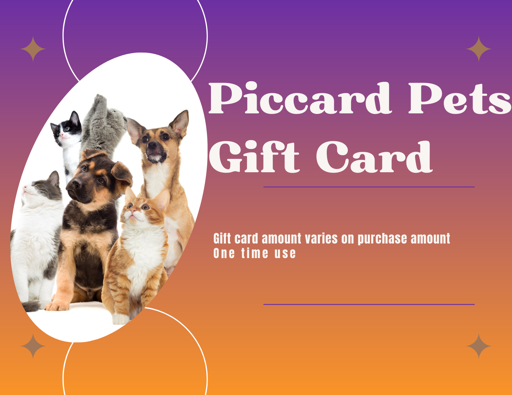 Piccard Pets Gift Card