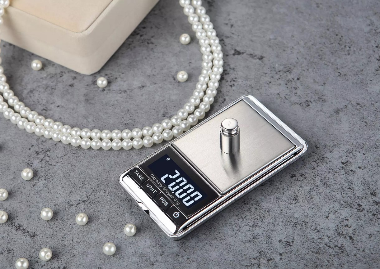 Calibrated Digital Pocket Scales Jewelry Mini Electronic Weight Scales 500g x 0.01