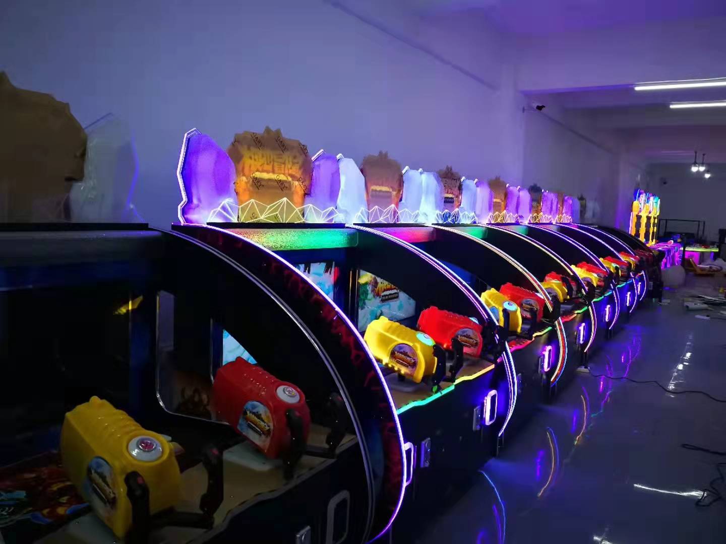 Polar-Adventure-Laser-shooting-game-machine-Newest-Indoor-Amusement-Coin-Operated-Lottery-Ticket-Redemption-games-for-kids-tomy-arcade-workshop-process