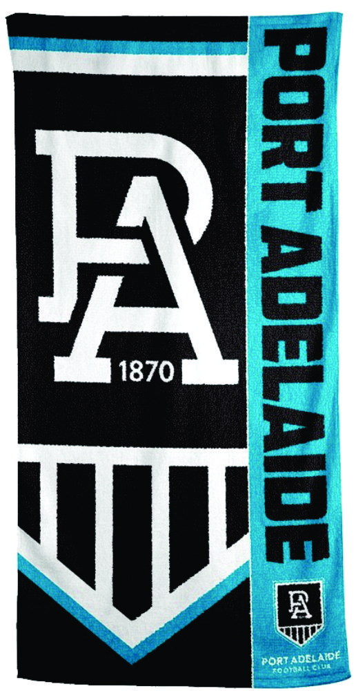 Port Adelaide AFL Beach Towels