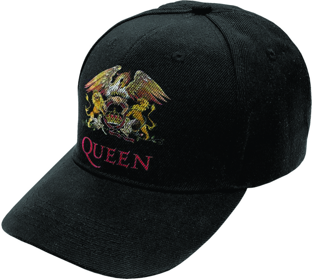 Queen Logo Black Baseball Hat Cap