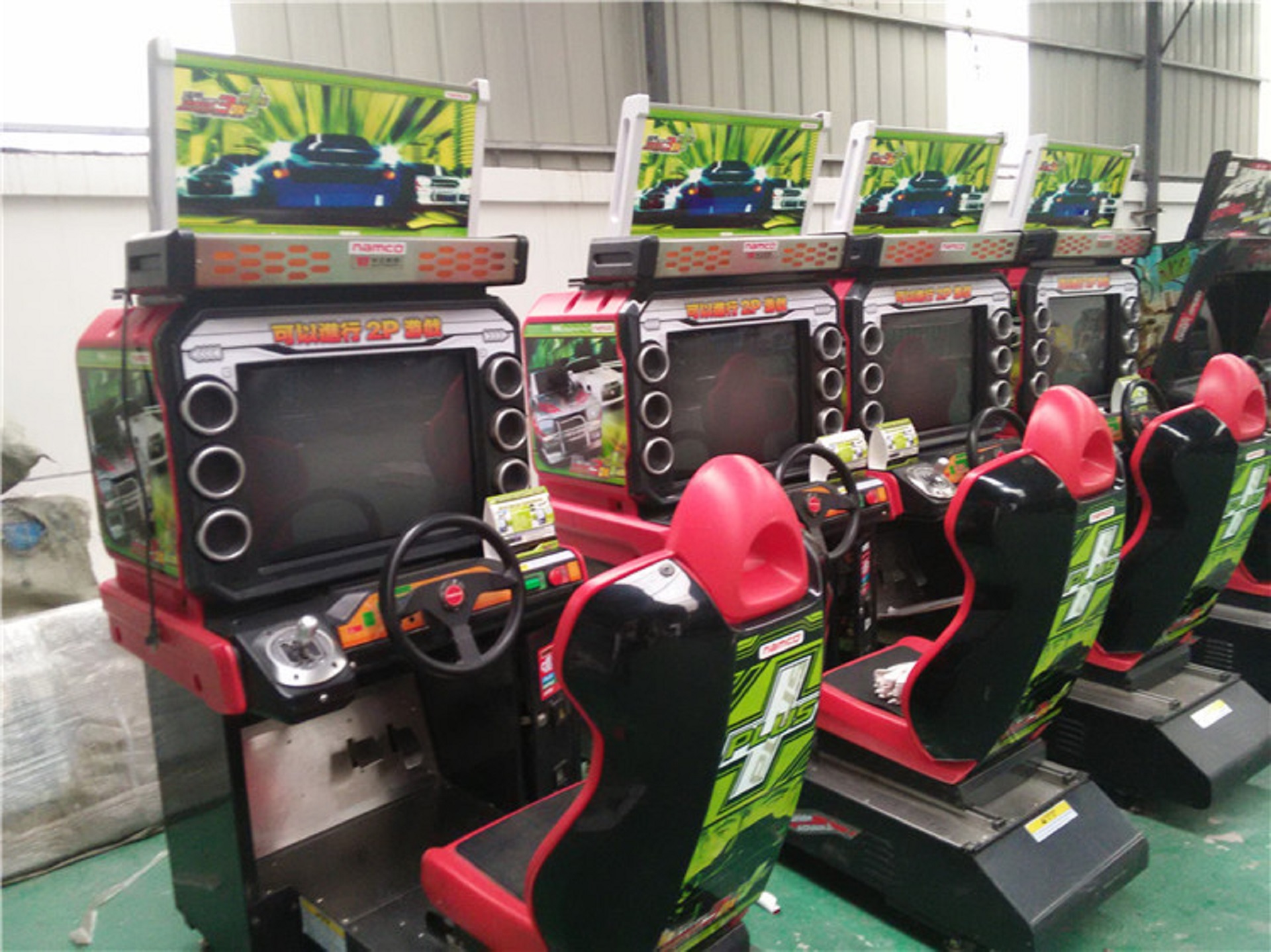Racing-Car-Maximum-Tune-3DX+-Namco-Retro-game-machine-Tomy-Arcade-Workshop-Process