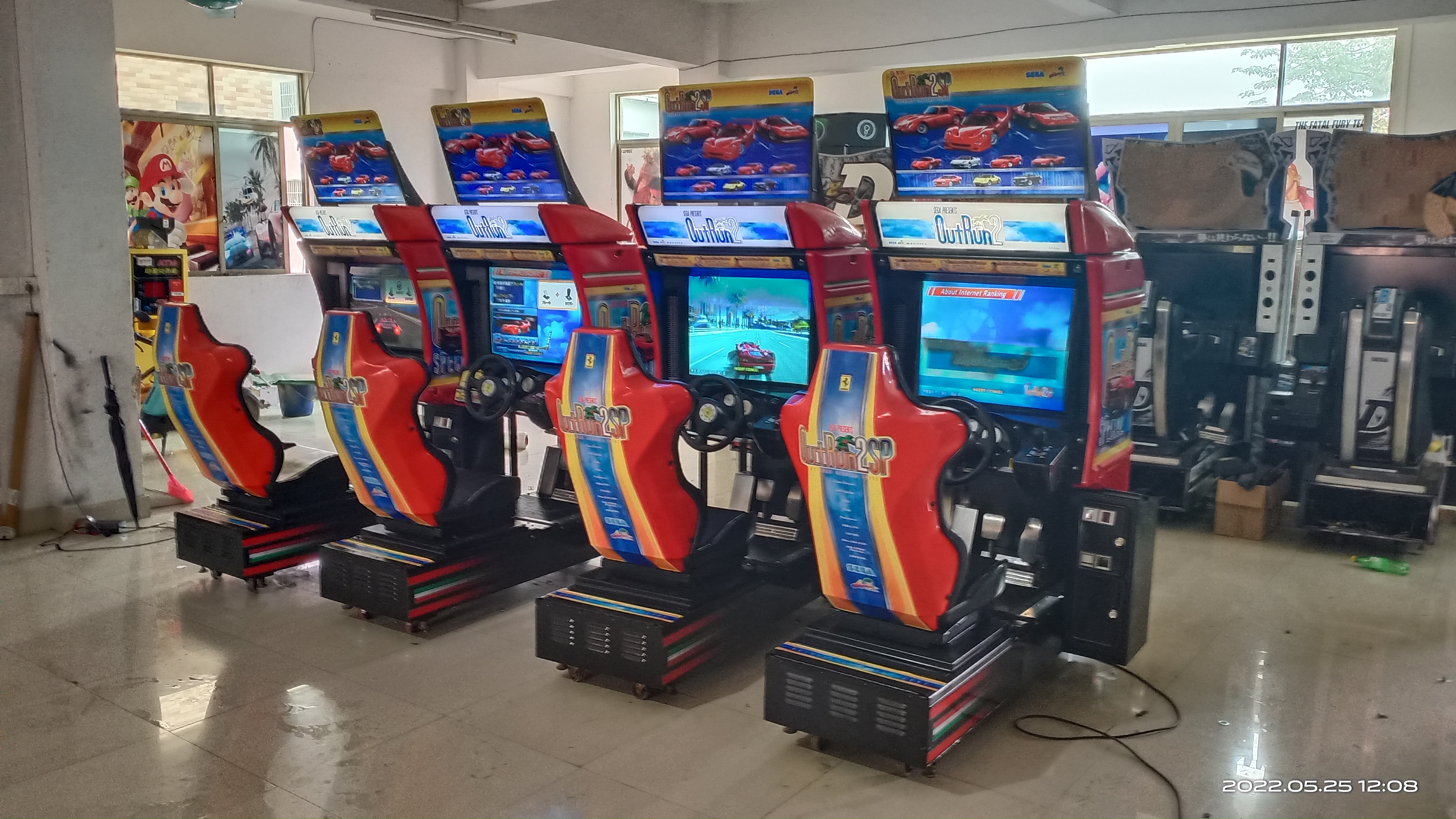 Retro-Outrun-2sp-Racing-car-SEGA-AM2-game-machine-For-Collector-tomy-arcade-workshop-process