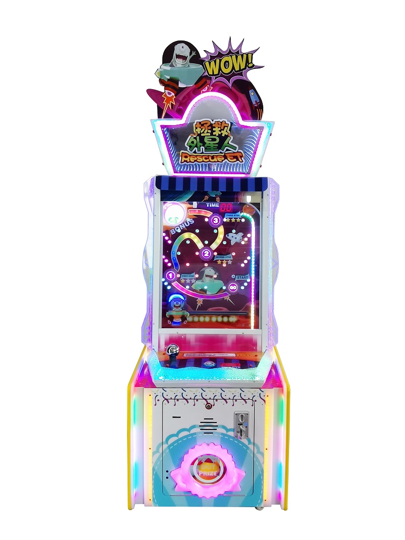Save-the-Aliens-Lottery-Redemption-Games-Kids-Ticket-game-machine-Tomy-Arcade