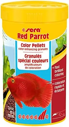 Serra Red Parrot Color Enhancing Fish Pellets 