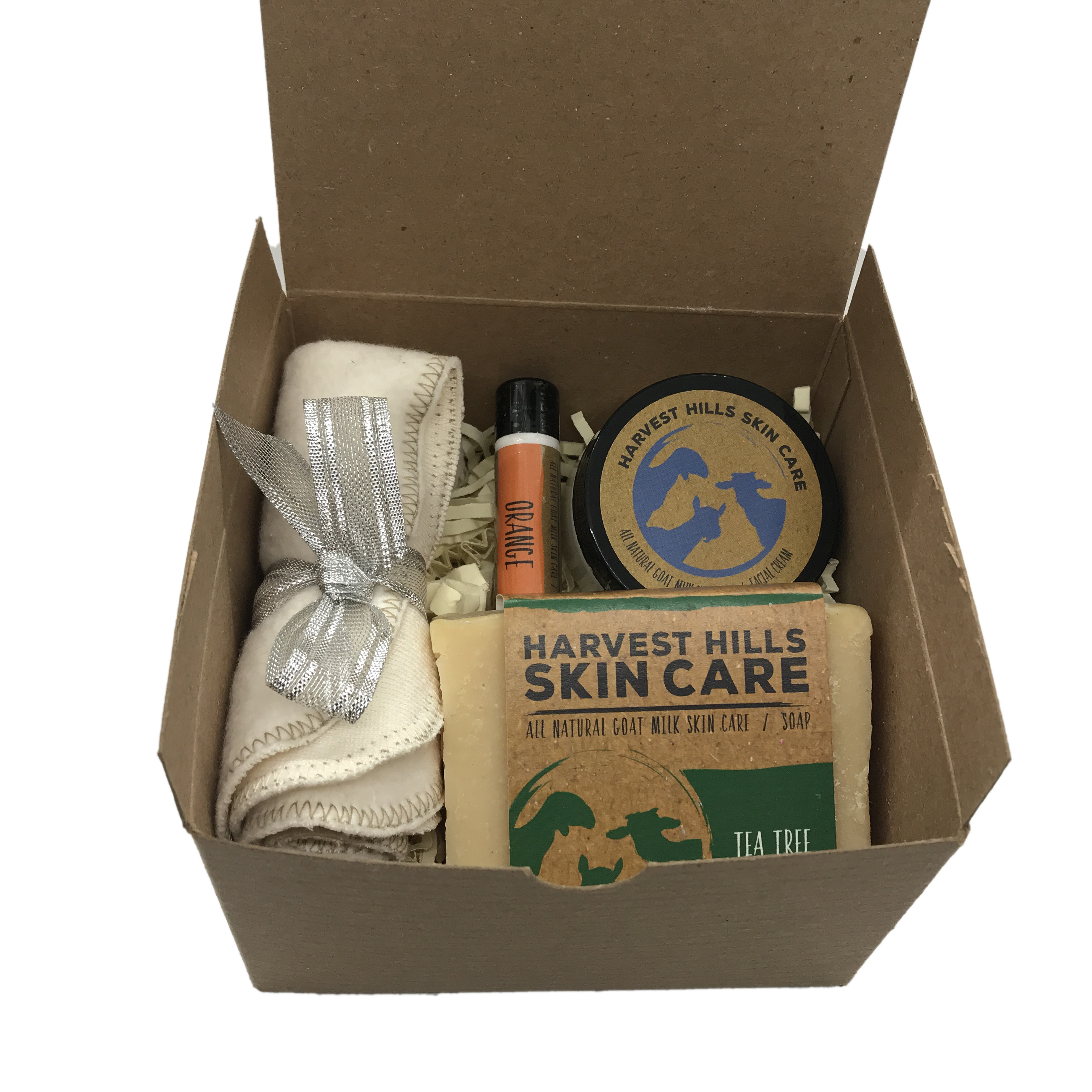 tea tree facial kit for acne, goat milk soap, goat milk facie cream