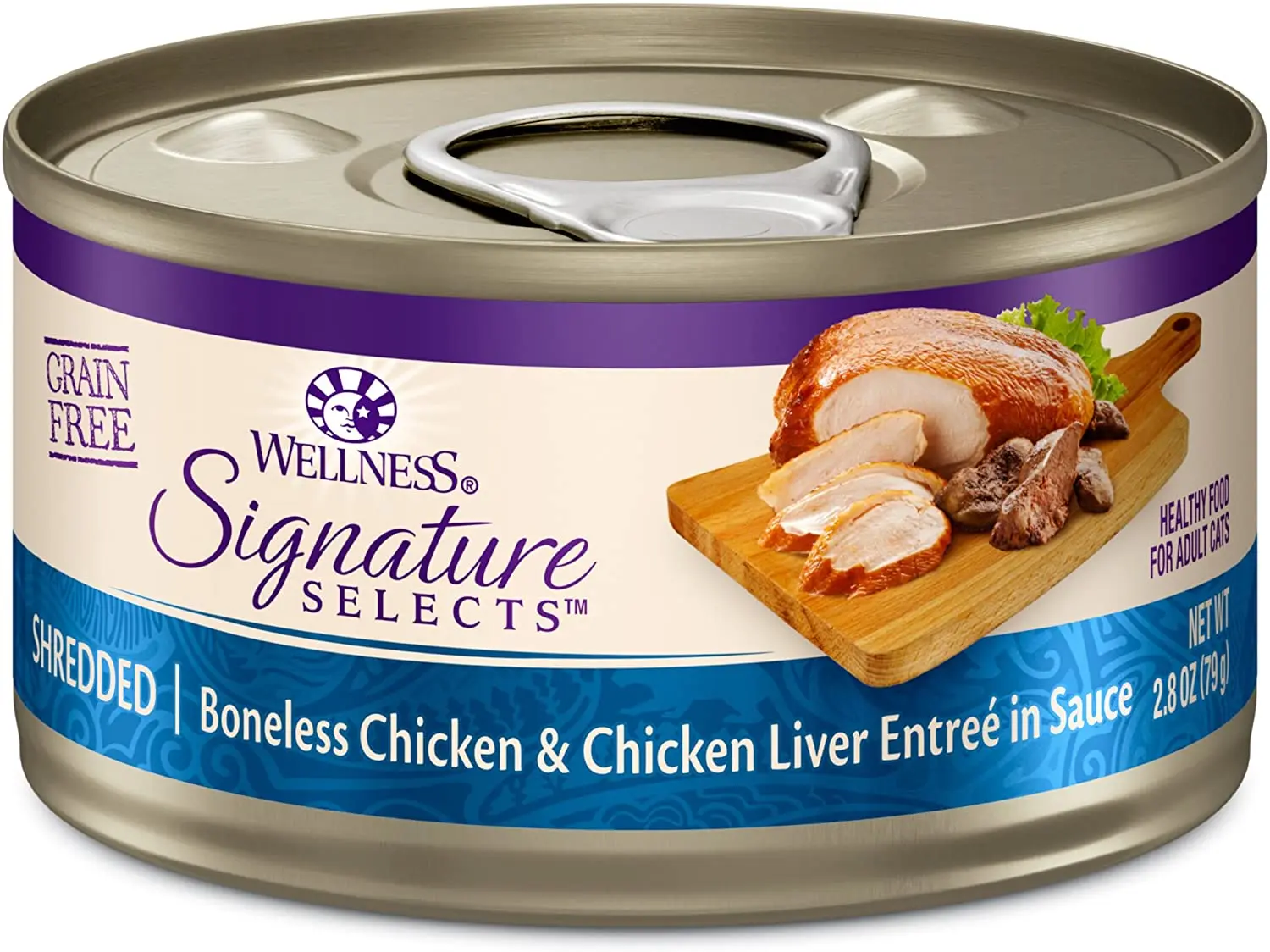 Wellness Core Signature Selects Chicken & Chicken Liver Sauce Cat Food 2.8 oz