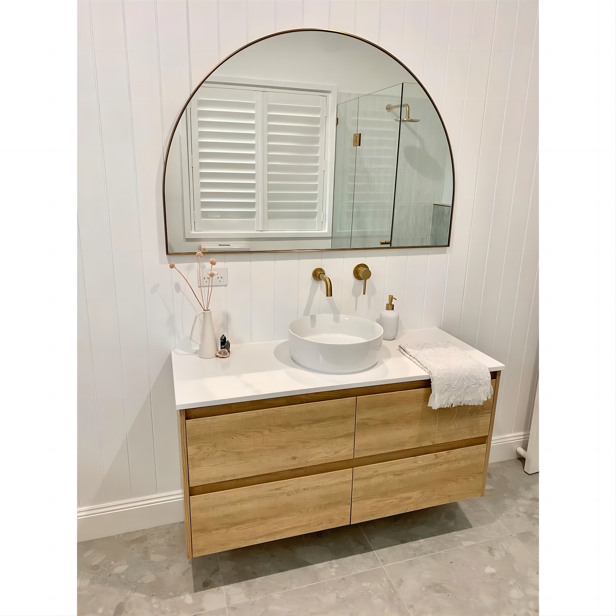 Melbourne Bathroom Timber Vanity - Moorabbin Showroom