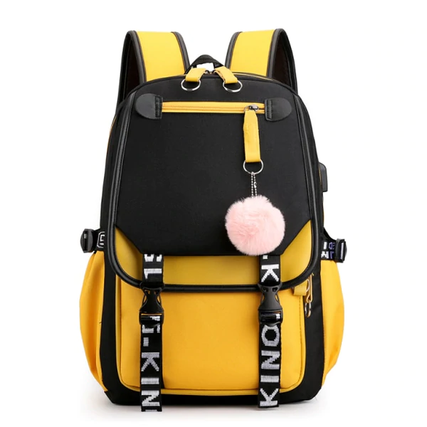 Backpack with charging port