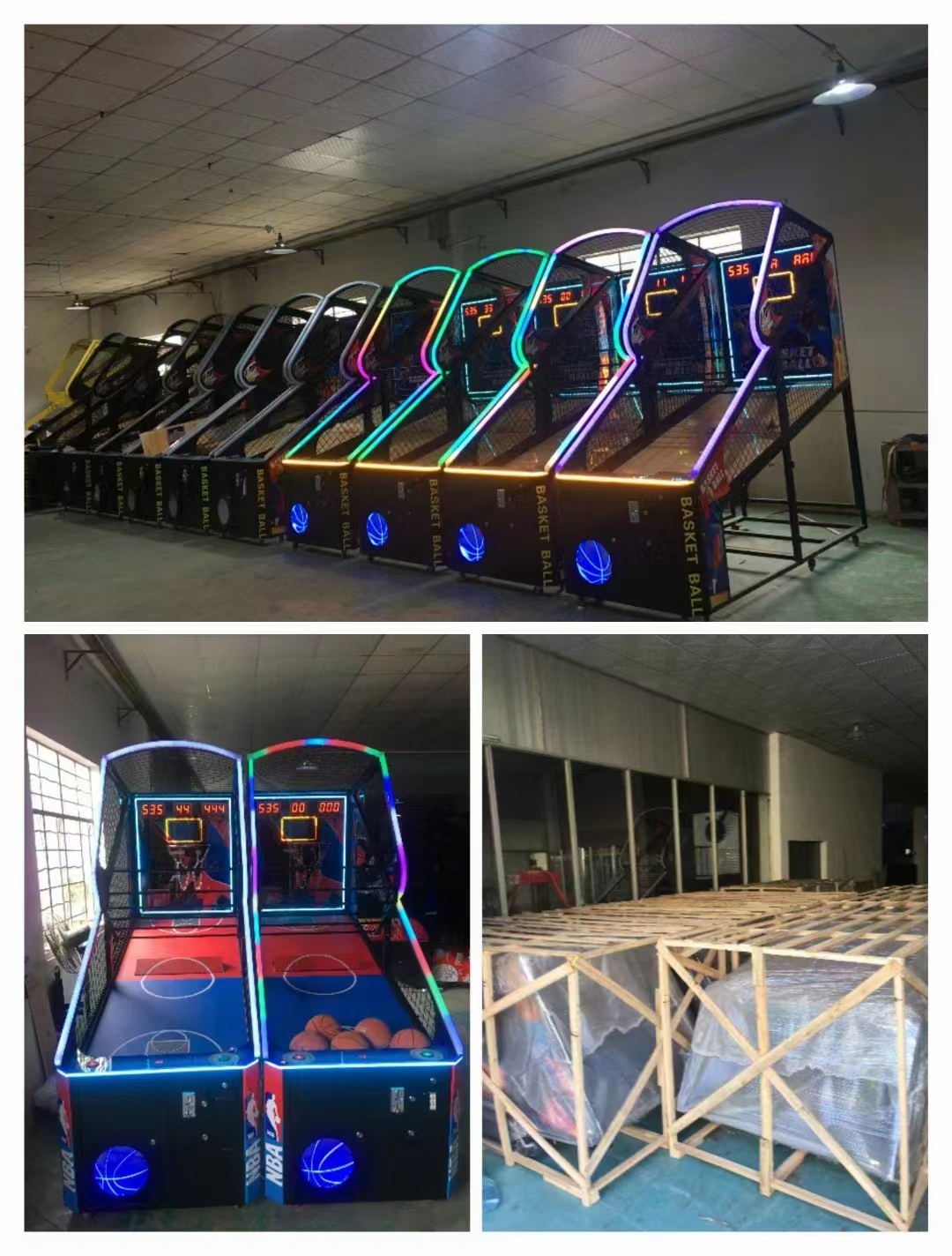 basketball arcade game machine Tomy Arcade workshop process