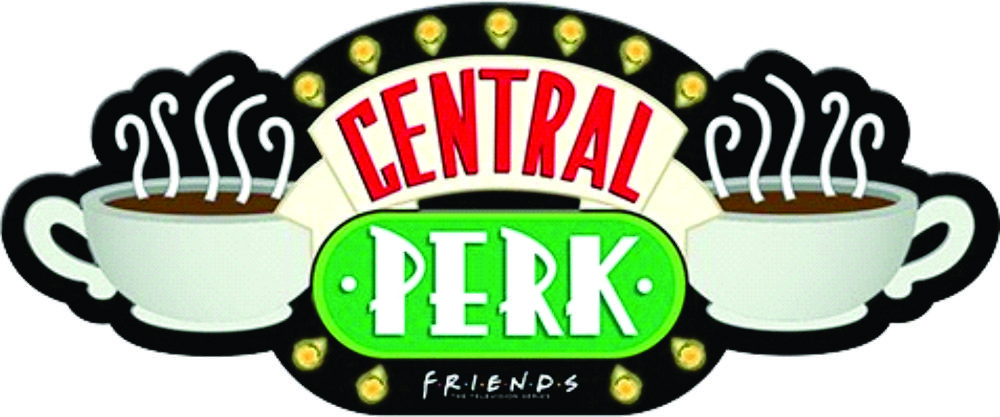 Friends Sitcom TV Series Central Perk Light Up Tin Sign