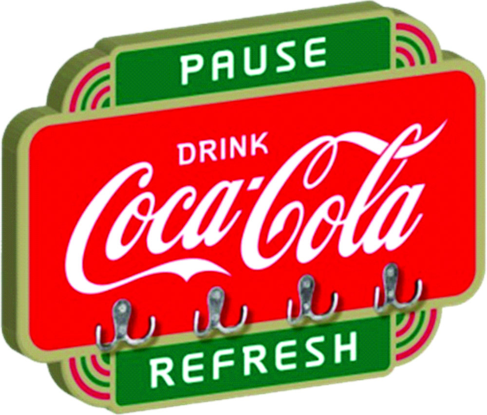 Coca Cola Coke Wall MDF Key Holder