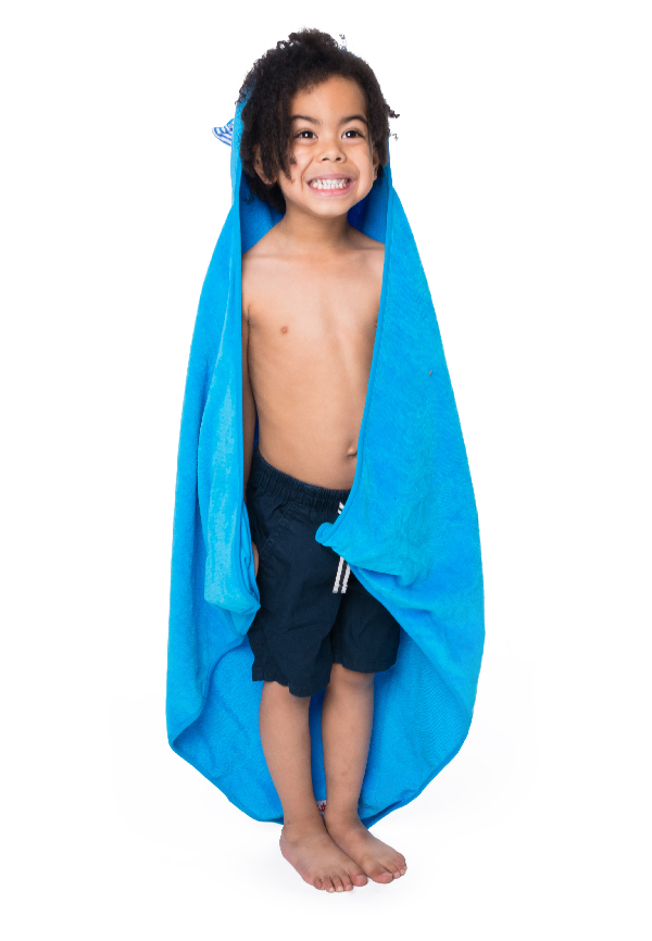 Personalised Towel Childrens Hooded Cubbies Dragon