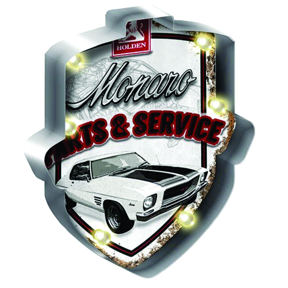 Holden Monaro Parts & Service Light up Bar Wall Sign