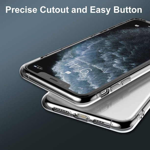 iPhone X Clear Case Shockproof Dustproof TPU Bumper Durable Hybrid (Heavy Duty) for iPhone X/XS/XR/XS MAX