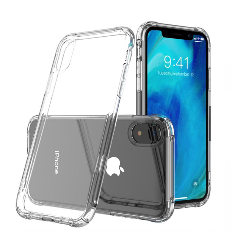 iPhone X XR XS Max Durable Clear Case Heavy Duty Shockproof Dustproof TPU Bumper