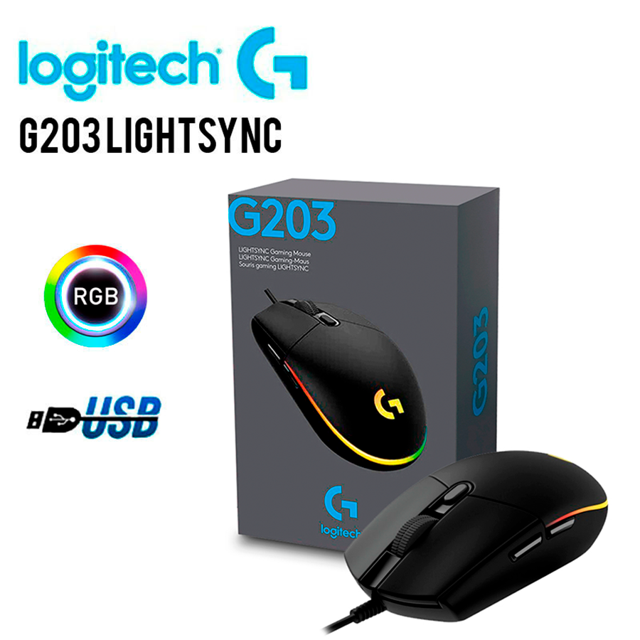 Hong Kong recuperación Hazlo pesado Mouse Gamer Logitech G203 Lightsync Rgb - Wondercris – Wondercris