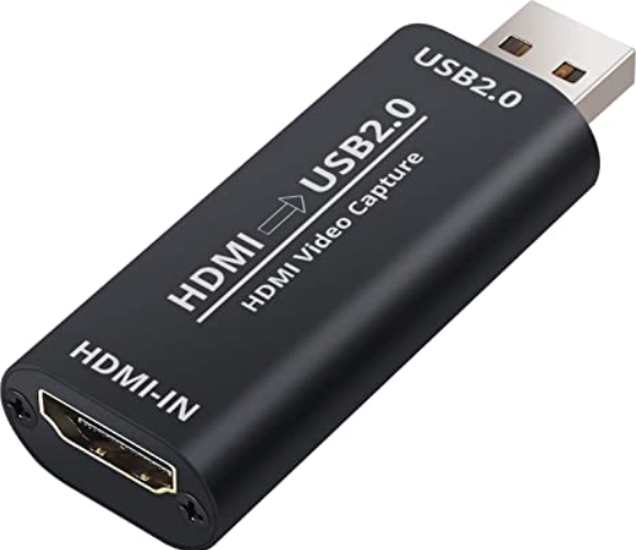 HDMI Video Capture Card to USB 2.0 1080p HD Recorder for Video Game Livestreaming