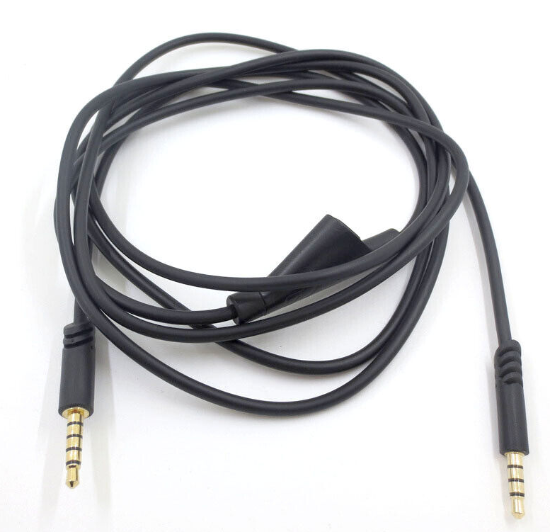 Replacement Cable for Astro A10 A40 Gaming Headset Audio Mute Aux 3.5mm Cord 2M