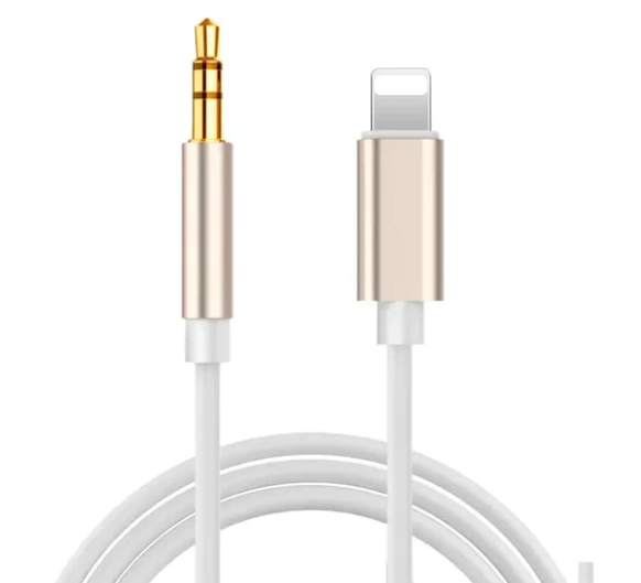 3.5mm Audio Jack Adapter 8-Pin to 3.5mm Male Cable for iPhone