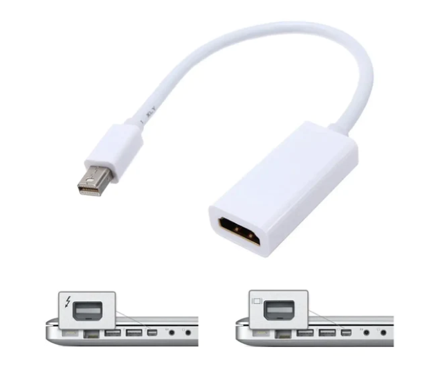 Mini DisplayPort to HDMI Adapter Thunderbolt DP for MacBook Pro Air Mac iMac