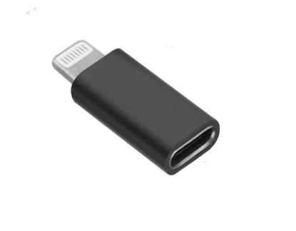 USB-C to 8-Pin Adapter for Apple Devices - Metallic for iPhone/iPad