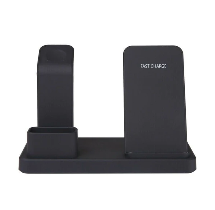 QI Wireless Charger 3-in-1 Charging Station Dock Stand for Apple Watch iPhone AirPods