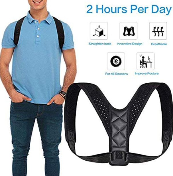 Clavicle Brace Posture Correction Belt Breathable Adjustable Anti-humpback Posture Belt