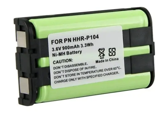 Panasonic HHR-P104 Replacement Battery for Panasonic Cordless Phone Ni-MH 3.6V 900mAh